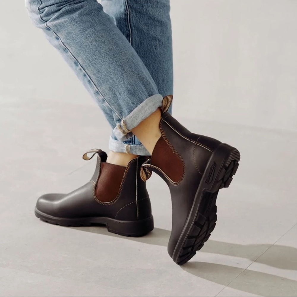 Women’s Stout Brown Blundstone 500 Original Boots - Perfect patina